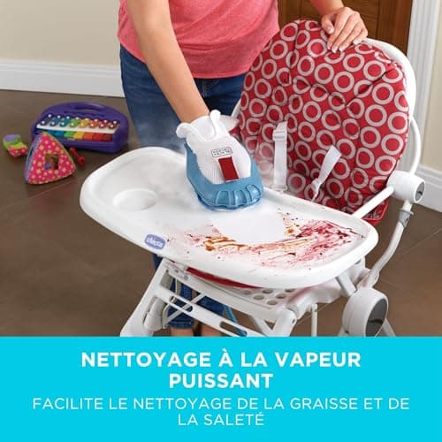 BLACK AND DECKER - Balai Vapeur avec Nettoyeur à Main et Gant STEAMITT - 11 Accessoires - Multifonctions 1600W - Temps de Chauffe 13,87 sec - Réservoir 500 ml - Nettoyage Parfait - BHSM166DSM-QS - Image 3