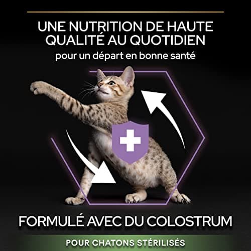 PURINA PRO PLAN | Healthy Start | Sterilised Kitten Kibble | Strengthens Kitten's Natural Defenses and Immune Response | Rich in Salmon | Bag | 3 kg - Image 6