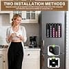 Black Acrylic Nespresso Capsule Holder - Organize 35 Original Nespresso Capsules - Wall Mounted Capsule Storage Ideal for Kitchen, Office or Living Room (No Magnetic Drilling/Adhesive) - Image 6