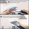 OXO Dish Brush Refills for Dish Brush and Soap Dispenser Replacement for Scrubbing Brush (4 Pack) (Grey) - Image 7