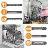 Air Fryer Pan for Instant Pot Vortex Plus 6 in 1 Air Fryer Oven 4 Liter 18.5 x 18.3 cm Air Fryer Replacement Parts Food Grade Air Fryer - Image 6