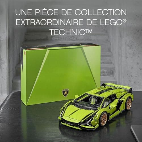 LEGO 42115 Technic Lamborghini Sián FKP 37, Maquette de Voiture à Construire, Modèle Réduit, Construction pour Adultes, Idée Cadeau Hommes et Femmes - Image 8