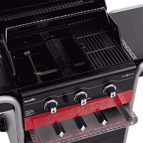 Char-Broil Gas2Coal 330 Gas Barbecue - Hybrid Grill, Patented Charcoal Tray, 3 Burners - Ideal for Outdoor Cooking, Garden and Patio - Image 7