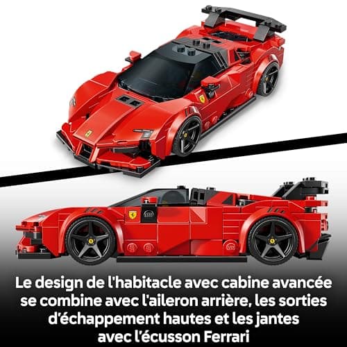 LEGO Speed Champions Voiture de Course Ferrari SF90 XX Stradale - Jouet Voiture - Maquette - Minifigurine Collector de Pilote - Cadeau d'anniversaire Garçon dès 9 Ans ou Fan de Sport Automobile 77254 - Image 6