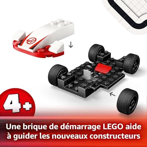 LEGO City F1 Williams Racing and Haas F1 Racing Cars – Formula 1 Construction Set with 2 Drivers – Gift Idea for Young Children from 4 Years Old Motor Sports Fans 60464 - Image 4