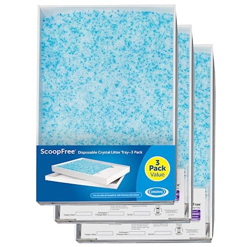 PetSafe - ScoopFree Bac à Litière de Remplacement pour Les Chats avec des Cristaux Bleus - Contrôle des Odeurs, sans Poussière, Protection Contre Les Fuites - Paquet de 3 - Image 5