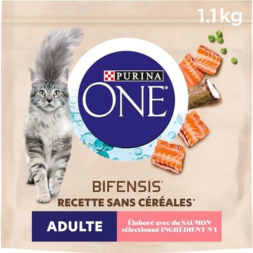 PURINA ONE Bifensis Grain-Free | Salmon Dry Food for Adult Cats | 1.1kg Bag - Image 3