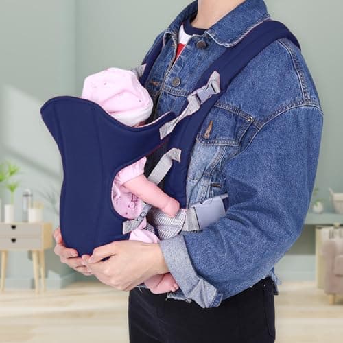 Porte-bébé, coussin ergonomique réglable - support ergonomique léger pour le transport des - pour maman, randonnée, marche, voyage, avion et extérieur - Image 3