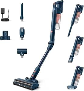 Philips SpeedPro Max 5000 Series Cordless Vacuum Cleaner, Flex Tube, Powerful Suction, 60 Min Battery Life, Brush with LED, Pet Brush, Crevice Accessories, Screen (XC5243/10)