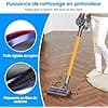 V11 High Torque Replacement Cleaning Head for Dyson V11, V15, V10, V8 and V7 Vacuum Cleaners, Anti-Tangle Brush Head Accessories Suitable for Carpet and Hard Floors - Image 7