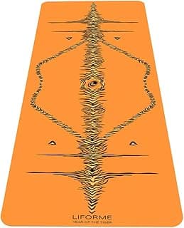 Liforme Collection Nouvel An Chinois - Le Meilleur Tapis de Yoga Écologique et Antidérapant avec Un Système d’Alignement Unique et Original - Biodégradable et Adhérence Extrême