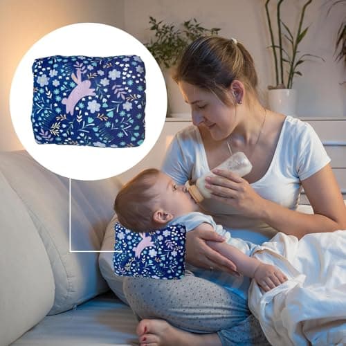 Coussin confortable pour bras de berceau | Coussin de voyage confortable pour l'allaitement et l'alimentation | Coussin d'appui-tête lavable, confort pour maman pression sur le bras - Image 7