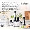 Braun Hand Blender (1000W with ActiveBlade Technology) Black/Stainless Steel Mixer Cup and Jigger 600ml Incl. Black - Image 3