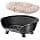 Ferplast Panier Chien, Panier Chat avec Coussin en Coton, Lit sureleve chien, Lit pour Chien en Plastique Recyclé, Corbeille Chien, Lit Chat, Respirant Antidérapant, THRONE 61,5 x 45 x h 26 cm, Noir - Image 7