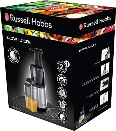Russell Hobbs Juice extractor [Professional] Stainless steel (Fruits & vegetables, 3 sieves: fine, thick & frozen fruit, inversion function, graduated jugs & foam separator, pulp pitcher 1.4L) - Image 4