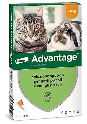 Advantage Spot On Solution for Cats and Small Rabbits, 40 MG, 4 Pipettes - Image 3