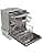 Gorenje GV663A66 Dishwasher / Flush-Mounted Front Appliance Not Included / Made in EU / Width 60 / 16 Dimensions / 8 Programs / TotalDry / Night Programme / LED Light Status / EEK: A-10 - Image 6