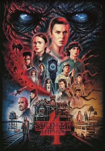 Clementoni - Puzzle for Adults 1000 Pieces, Stranger Things - Compact Box, Made in Italy, 39980 - Image 3