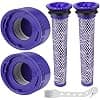 Dyson V8/V7 Washable Absolute and Animal Replacement Filter, 2 HEPA Post-Filters, 2 Pre-Filters with Cleaning Tool - Image 2