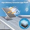 3 Pack Solar Panel Chargers Compatible with Google Nest Camera Outdoor and Indoor (Battery Version), 5V 5W Solar Panel with 4M Charging Cable, Fast Charging - Image 8