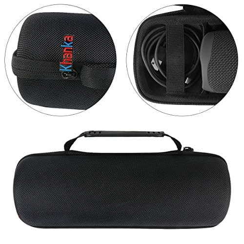Khanka Hard Case Travel Case Cover for JBL Flip 7/6/5 Portable Bluetooth Speaker (All Black) - Image 8