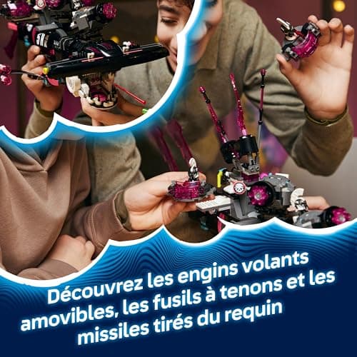 LEGO Dreamzzz Le sous-Marin Requin des Cauchemars - Jouet Modulaire avec 2 Options De Construction - 2 Engins Volants Amovibles & 5 Minifigurines Dont Astrid - Cadeau Garçon Ou Fille Dès 9 Ans 71500 - Image 6