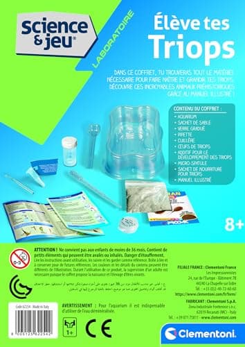 Clementoni | Science & Play – Raise Your Triops for Children 8+ | Complete Kit: Aquarium, Sand, Eggs, Food, Additive | Prehistoric Shellfish to Burn | Fun Scientific Activity - Image 4