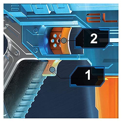 Nerf Elite 2.0 Turbine CS-18 and 30 Official Nerf Elite Darts - Image 5