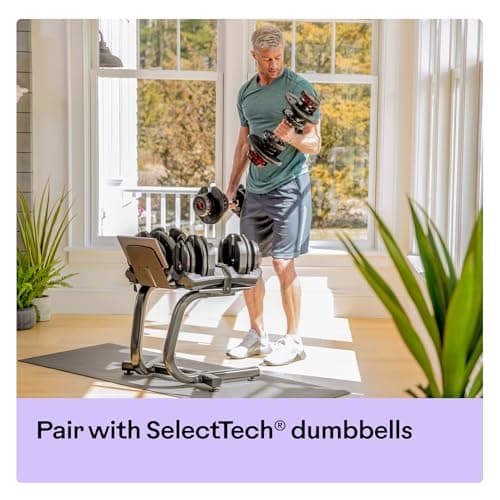 Bowflex Dumbbell Stand with Media Stand - Image 8