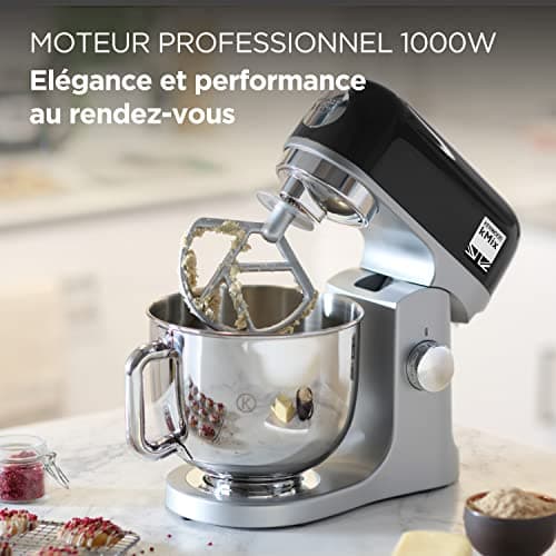 Kenwood kMix KMX750BK Mixing Processor, 5 Litre Bowl, 6 Speed, 3 Accessories, Black - Image 3