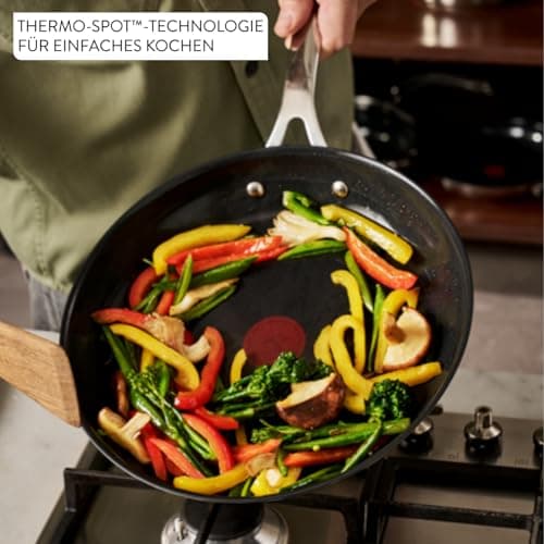 Jamie Oliver by Tefal Direct Cook, Frying Pans 24/28 cm, Ceramic Non-Stick Coating, H880S334 - Image 6