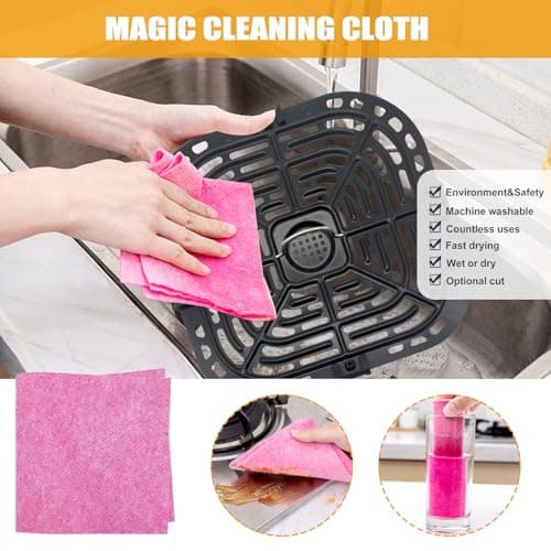 Air Fryer Accessories Instant Pot Vortex 6 in 1 5.7 QT Gourmia GAF735 6 QT Air Fryer Tray Replacement Air Fryer Tray Grill Plate Rack Plate Switch - Image 7