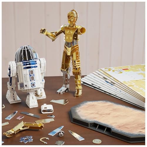 4D Build -4D Build, C-3PO and R2-D2 Star Wars Collectable, Construction Toys, 3D Puzzle for Adults and Teens, 416 Pieces, Ages 12+ (Spin Master 6074268) - Image 5