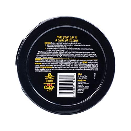 Meguiar's Gold Class Carnauba Plus Premium Paste Wax 311g – Mélange de polymères et de carnauba longue durée pour une brillance profonde et un fini réfléchissant, sûr pour peinture vernie et brillante - Image 4