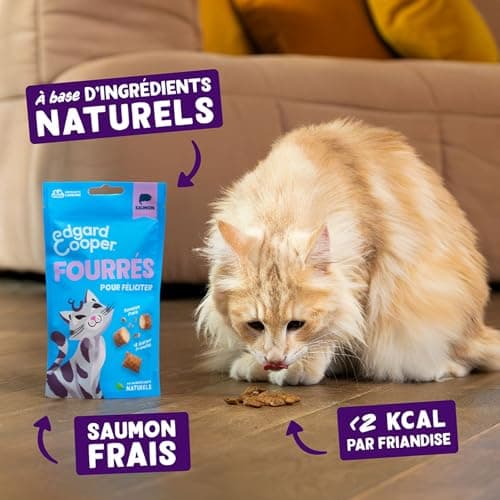 Edgard & Cooper Cat Treats, Salmon Filled (1x60g), Rich in Fresh Meat, Grain Free, Less than 2 kcal, Natural Ingredients, No Sugar Added - Image 3