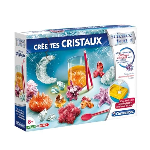 Clementoni | Science & Play – Create Your Crystals for Children 8+ | Chemistry and Geology DIY Science Kit | Home Crystal Experiments | Manual Scientific Game | Educational Activity to Make - Image 4