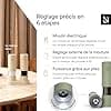 LARS NYSØM Electric Salt and Pepper Mill | Automatic Set with Adjustable Ceramic Grinder | Battery Operated Electric Spice Mill (Sage Green) - Image 3