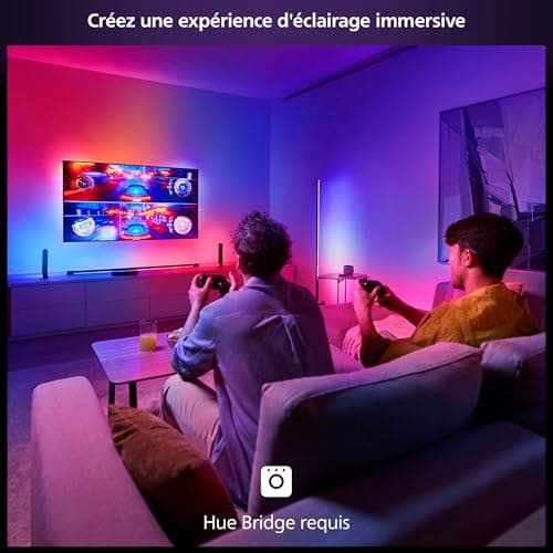 Philips Hue Play HDMI Sync Box 8K - Connected Box to Sync up to 10 Lights with Your Video Games, Movies and Music - Requires Philips Hue Bridge - Dolby Vision HDR10+ Compatible - Image 3