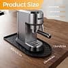Silicone Mat for Coffee Machine, 40 x 25 cm Non-Slip Underlay for Coffee Maker, Non-Slip Mat for Coffee Maker, Coffee Machine Mat for Delonghi Ninja Nespresso Gevi Keurig Cuisinart Tastyle - Image 3