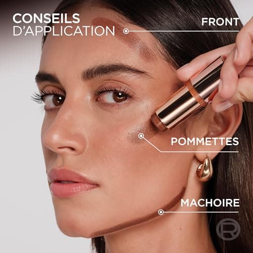 L'Oreal Paris Le Stick Soleil Contouring Bronzing Stick Brightening Tanning Skin Tone Melting Creamy Texture Powder Finish Easy to Carry Size Lumi Bronze Shade 130 Sunset Golden - Image 9