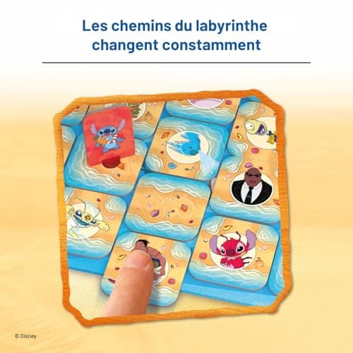 Ravensburger - Stitch Maze - Board and Strategy Game - Disney Lilo & Stitch Maze Game - Family - 2-4 Players from 7 Years Old - Board Game - 24684 - Image 5