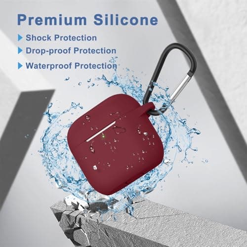 AirPods 4 Case 2024 Case with Cleaning Kit, 2mm Ultra-Thin Shockproof Silicone Protective Cover 4-in-1 Accessories for Apple AirPods 4th Generation with Carabiner and Lanyard - Image 4