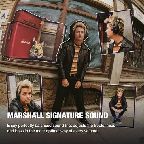 Marshall Monitor III ANC Casque avec Réduction Active du Bruit, sans Fil Bluetooth, autonomie de 70 Heures - Noir - Image 4