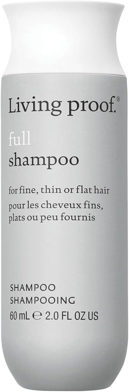 Living Proof Full Shampoo 60 ml - Volume & Density for Fine Hair - With Amino Acid Complex & Colour Protection - Soft, Sulfate Free & Daily Use