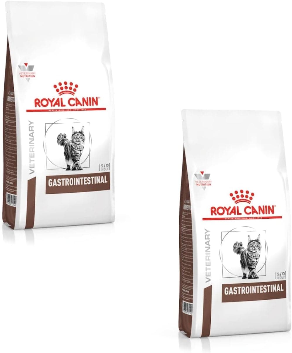Royal Canin Gastrointestinal Feline, Double Pack, 2 x 400 g, Dry Food, Can Help in Cases of Gastrointestinal Disorders in Cats, Great Acceptance
