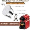 CAPMESSO Reusable Espresso Capsules Refillable Stainless Steel Coffee Capsules Compatible with Nespresso OriginalLine Coffee Machine (2 Pods+100 Lids). - Image 4