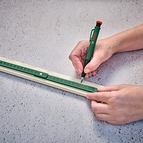 Bosch marker (convenient and sturdy pencil for deep holes; useful for marking stone, wood, paper and many other materials; built-in sharpener) - Image 3
