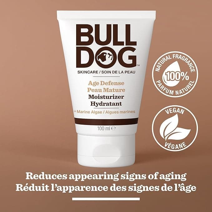 Bulldog Skincare Age Defense Moisturizing Face Care, Daily Moisturizer for Men to Reduce the Appearance of the Signs of Age, 100 ml - Image 3