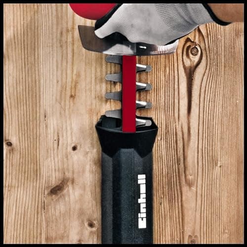 Einhell Electric Hedge Trimmer GC-EH 6055/1, Black/Red, 600 W - Cut 55 cm - Image 5