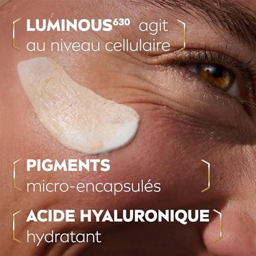NIVEA Luminous 630 CC Fluide anti taches FPS30 Teinte Claire (1 x 40 ml), CC Crème teint unifié, Fond de teint couvrant imperfections, Soin visage teinté anti-âge correcteur réducteur de taches - Image 5